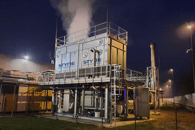 water ammonia chiller